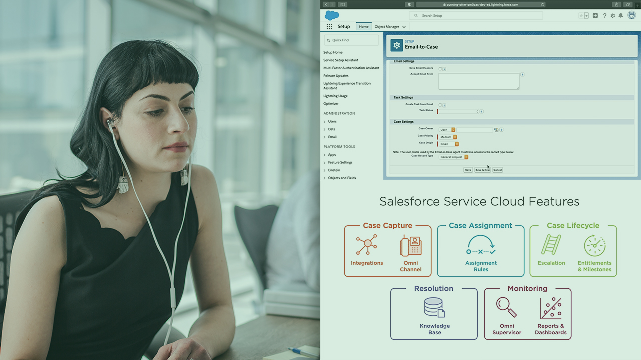 "Administering Service and Support Applications in Salesforce"